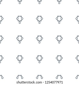  icon pattern seamless white background. Editable outline  icon.  icon pattern for web and mobile.