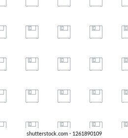  icon pattern seamless white background. Editable line  icon.  icon pattern for web and mobile.