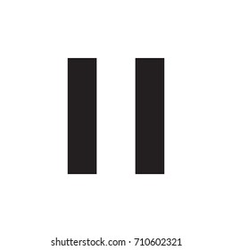 icon pause player media