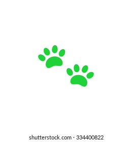 Icon paw tracks.