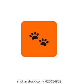 Icon paw tracks.