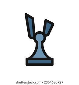 icon pawn chess game, editable file