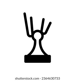 icon pawn chess game, editable file