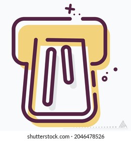 Icon Pay Card 2 - MBE Syle - Simple illustration, Editable stroke, Design template vector, Good for prints, posters, advertisements, announcements, info graphics, etc.