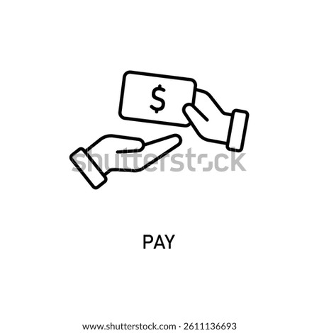Icon a pay, isolated against a clean background.