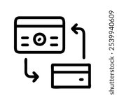 Icon of a payment gateway, representing e-commerce and online transactions.