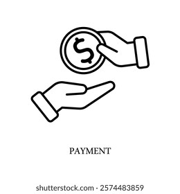 Icon a PAYMENT, isolated against a clean background.