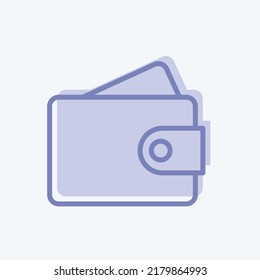 Symbolzahlung. geeignet für Firmenzeichen. zwei Töne. einfaches Design bearbeitbar. Designvorlage, Vektor. einfache Symbolillustration