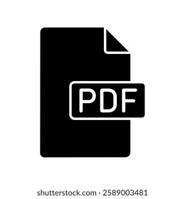 Icon a pdf, isolated against a clean background.
