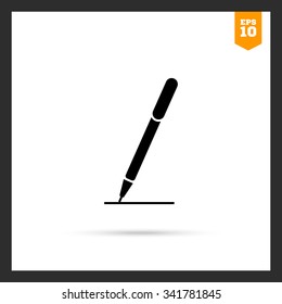 Icon of  pen drawing line 