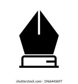 Icon Pen Tool With Style Glyph