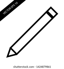 Icon pen vector illustration emblem isolated, logo concept