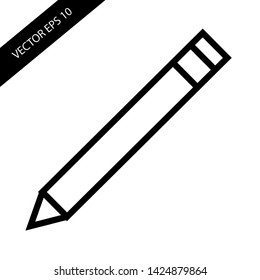 Icon pen vector illustration emblem isolated, logo concept