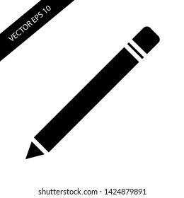 Icon pen vector illustration emblem isolated, logo concept