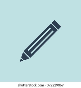 Icon of Pencil. EPS-10.