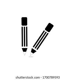 icon pencil with white background from eps 10