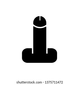 icon of the penis. vector illustration