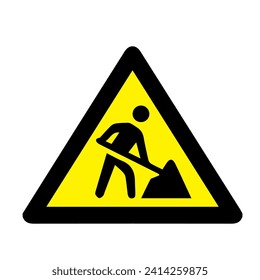 Ikone der Bauarbeiter, Ausgrabungen, Straßen
