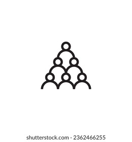 Icono de la gente reuniéndose regularmente
