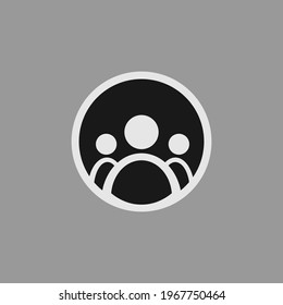 icon people group vector design