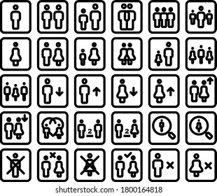 Icon People Line Style for any purposes website mobile app presentation