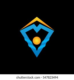  icon people logo triangle 