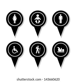 icon people set for use