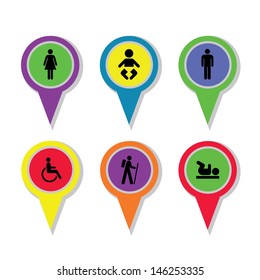 icon people set for use