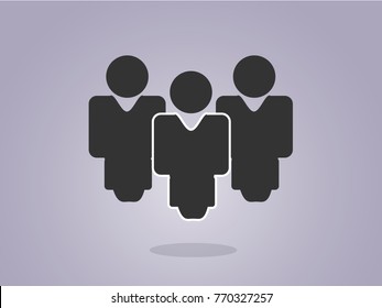 Icon People Vector Business concept Design silhouette