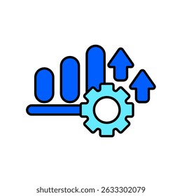 Icono de una actuación, aislado contra un fondo limpio.