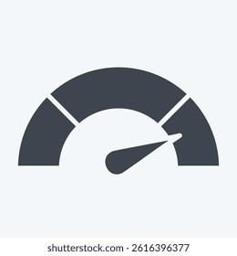 Icon Performance. related to Audit symbol. glyph style. design editable