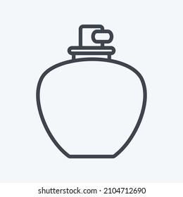 Icon Perfume 1 - Line Style - simple illustration, good for prints , announcements, etc