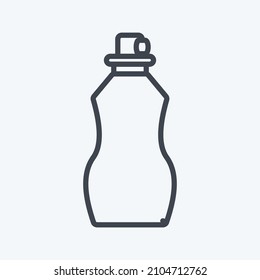 Icon Perfume 2 - Line Style - simple illustration, good for prints , announcements, etc