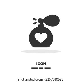 Icon perfume in black colour