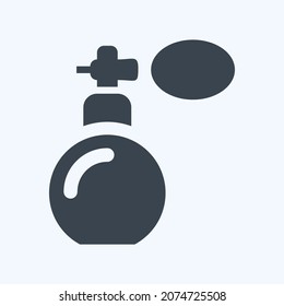 Icon Perfume - Glyph Style - Simple illustration, Editable stroke, Design template vector, Good for prints, posters, advertisements, announcements, info graphics, etc.