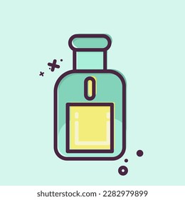 Icono Perfume. relacionado con el símbolo Eid Al Fitr. islámico. ramadhan. ilustración simple