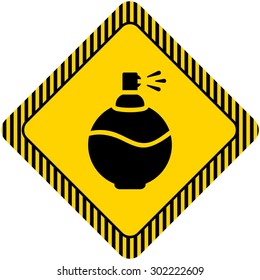 Icon of perfume spray bottle