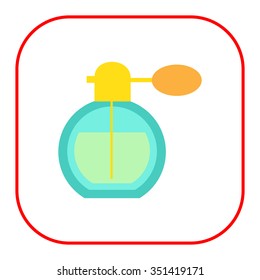 Icon of perfume spray bottle