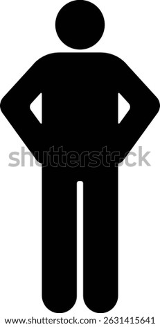 Icon of a person with hands on hips