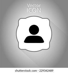 Icon Person. People icon. Flat design style. Made in vector