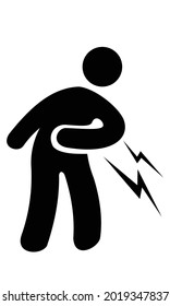 Icon of person throwing lightning