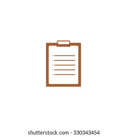 Icon Personal organizer- to do list.