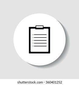 Icon Personal organizer- to do list.