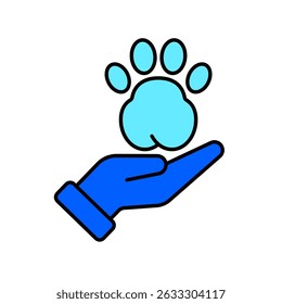 Icon a pet care, isolated against a clean background.