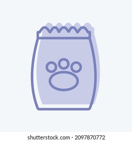 Icon Pet Food I - Two Tone Style - Simple illustration,Editable stroke,Design template vector, Good for prints, posters, advertisements, announcements, info graphics, etc.