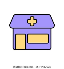 Icon a PHARMACY, isolated against a clean background.