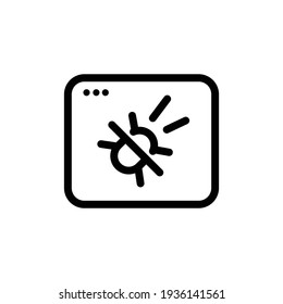 Icono de diseño gráfico de diseño de un solo icono de ilustración vectorial. Ataque de celulares. icono Web. Icono de línea de phishing de contraseña, seguridad y robo, señalización de ataque de hackers gráficos vectores