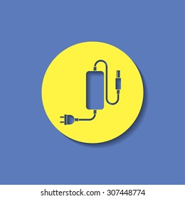 Icon of Phone Charger, vector illustration