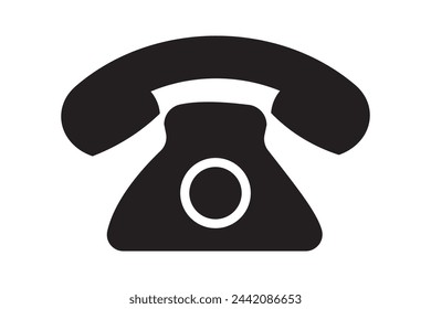 Symbol, Telefon, Telefon, Vektor, Handy, Smartphone, Anruf, Symbol, Zeichen, Hotline, Kontakt, Handy, Flach, Schwarz, Business, Kommunikation, Hintergrund, Support, Internet, Schaltfläche, Web, Design, Wählscheibe, Webseite