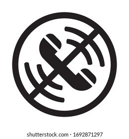 Symbol-Telefonie-Vektorillustration mit weißem Hintergrund und schwarzem Hintergrund von eps10